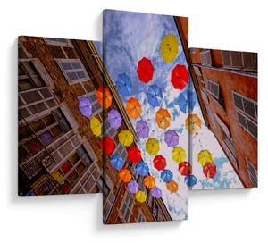 Tablou - Umbrele colorate (90x60 cm)
