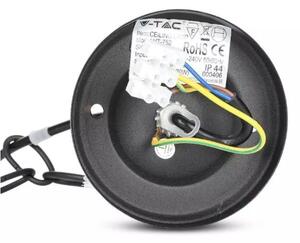 Lustră de exterior pe lanț 1xE27/40W/230V IP44 neagră