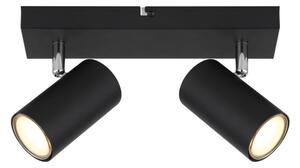 Globo 57911-2B - Spot ROBBY 2xGU10/35W/230V negru