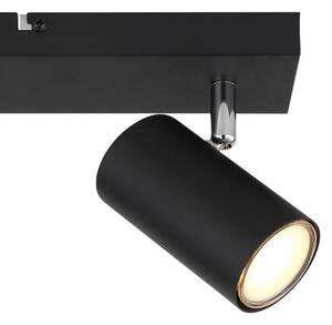 Globo 57911-2B - Spot ROBBY 2xGU10/35W/230V negru