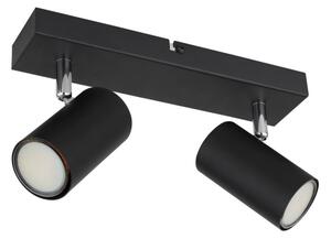 Globo 57911-2B - Spot ROBBY 2xGU10/35W/230V negru