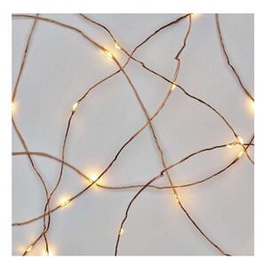 Ghirlandă LED pentru exterior 100 LED / 15 m, IP44, alb cald