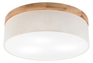 Plafonieră Brilagi BELLADONNA 3xE27/15W/230V d. 50 cm crem/stejar