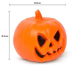 Decorațiune LED cu efect sonor HALLOWEEN LED/3xAAA dovleac
