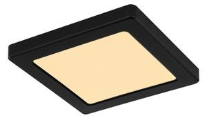 Plafonieră LED LASSE LED/12W/230V 3000/4000/6500K neagră Globo 12380-12B