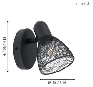Eglo 98621 - Aplică perete spot CAROVIGNO 1xE14/28W/230V