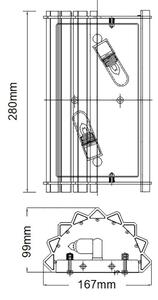 Aplică LED pentru baie CRYSTAL SKYE 2xG9/3W/230V IP44 Kichler