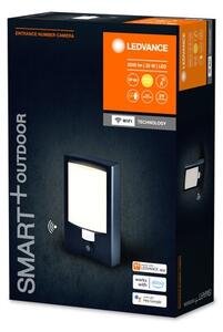 Corp de iluminat LED de exterior cu senzor și cameră Ledvance LED/22W/230V IP44 Wi-Fi