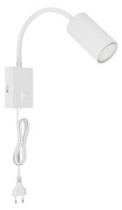 Lampă de perete flexibilă ROBBY 1xGU10/25W/230V albă Globo 57911WW