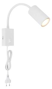 Lampă de perete flexibilă ROBBY 1xGU10/25W/230V albă Globo 57911WW