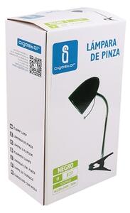 Lampă de masă cu clemă Aigostar 1xE27/11W/230V negru/crom