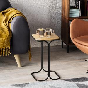 Măsuţă de cafea, Hanah Home, Culoare: Negru Natural