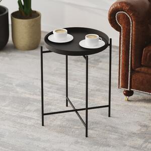Măsuţă de cafea, Hanah Home, Culoare: Negru