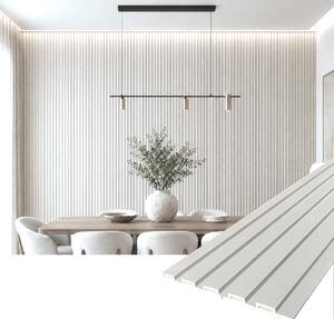 Panou decorativ PVC Aris – Gri francez 270x15x1.5 cm