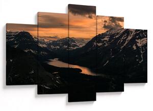 Tablou - Lac între munți (150x105 cm)