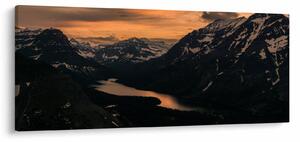 Tablou - Lac între munți (120x50 cm)
