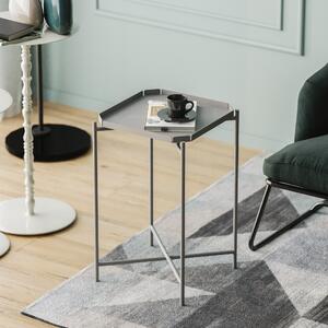 Măsuţă de cafea, Hanah Home, Culoare: Gri