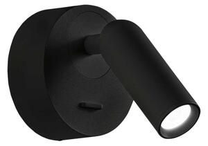 Spot LED de perete BEAN LED/3W/230V negru Ideal Lux