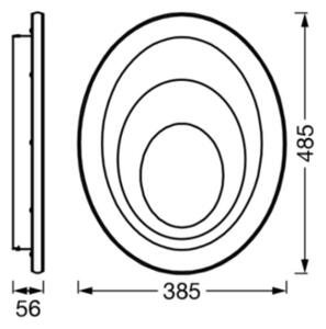 Plafonieră LED ORBIS SPIRAL LED/37W/230V Ledvance