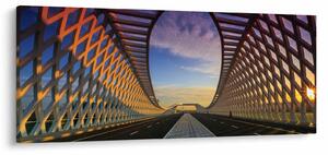 Tablou - Pod cu arhitectură modernă (120x50 cm)