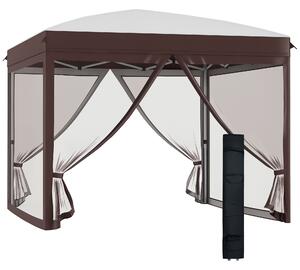 Pavilion pliabil Outsunny, geanta de transport, inaltime reglabila 3x3m | Aosom Romania