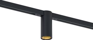 Spot modern negru pentru sistem de șină monofazat GU10 35mm - Slimline Nubee Honey