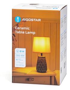 Lampă de masă Aigostar 1xE14/40W/230V negru