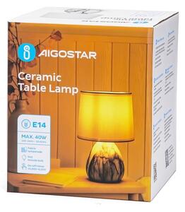 Lampă de masă Aigostar 1xE14/40W/230V alb