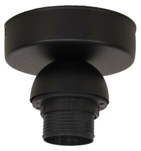Aplică TOKYO Duolla RATTAN 1xE27/15W/230V d. 50 cm argintiu/negru