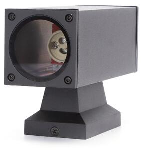 Aplică de exterior Aigostar 2xGU10/230V negru IP65 dreptunghiular
