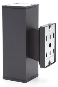Aplică de exterior Aigostar 2xGU10/230V negru IP65 dreptunghiular