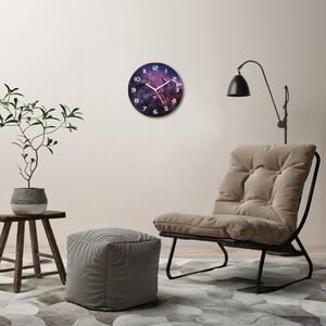 Ceas din sticlă rotund Nebuloasă