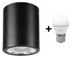 LED spot TACO 1xE27/15W/230V negru