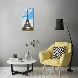 Ceas perete din sticlă dreptunghiular Turnul Eiffel din Paris