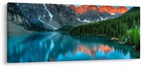 Tablou - Lac turcoaz (120x50 cm)
