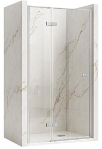 Rea Atlas, ușă de duș 80x200cm, varianta stânga, sticlă transparentă de 6 mm, profil cromat, KPL-K4662