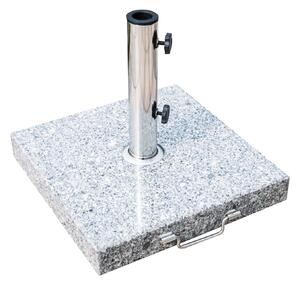 Outsunny Suport Baza Pentru Umbrela de Gradina in Marmura 29kg, 42x42x36cm