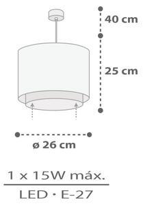 Lustră pentru copii Dalber 60622 RHICO AND CROCO 1xE27/15W/230V