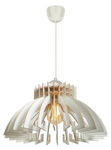 Lustră pe cablu 1xE27/60W/230V alb d. 39 cm