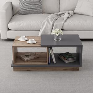 Măsuţă de cafea, Hanah Home, Culoare: Antracit Stejar