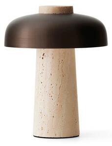 Reverse Portabil Veioză Nisip Travertine/Bronzed Aluminiu - Audo Copenhagen