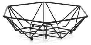 Cos depozitare fructe 26cm, negru, Decor