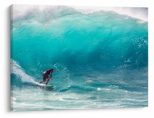Tablou - Surfer în valuri (70x50 cm)