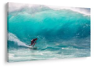 Tablou - Surfer în valuri (90x60 cm)