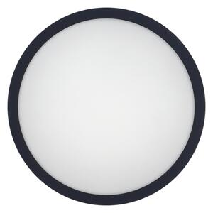 Plafonieră LED cu senzor pentru baie ELLÉ LED/24W/230V d. 26 cm IP54 antracit