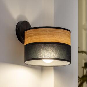 Aplica de perete ALBA 1xE27/15W/230V negru/maro