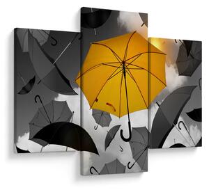 Tablou - Umbrelă galbenă (90x60 cm)