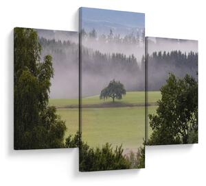 Tablou - Lunca cu copac (90x60 cm)
