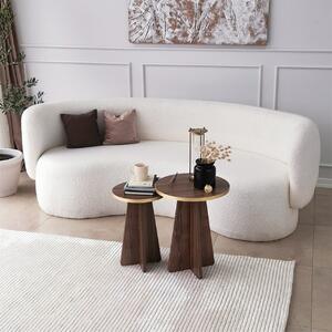 Set de măsuțe de cafea, Hanah Home, Culoare: Aur Nuc