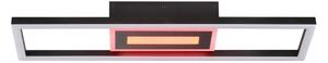 Plafonieră Brilliant-LED RGBW dimabil BESSON LED/20W/230V 3000-6500K negru + telecomandă